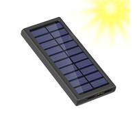 Panneau Solaire Batterie Externe Chargeur de Téléphone 10000mAh Portable USB pour Maison Randonnée Camping Voyage Découverte