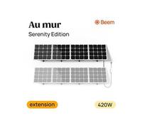 Panneau solaire Beem Serenity, kit d'extension 420W, installation au mur
