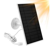 Panneau Solaire Caméra Power Bank - Étanche Rotatif Panneau Solaire 10 W