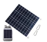 Panneau solaire chargeur | outil de recharge de 10 W | panneau solaire pour extérieur - pour activités de plein air, randonnée, camping, porche, fête, pique-nique, sac à dos à l'épaule et