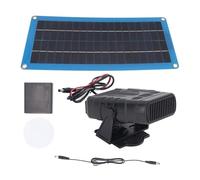 Panneau solaire chauffant de voiture 30 W - Chargeur portable compact, dispositif de dégivrage et de chauffage pour pare-brise, kit d'alimentation renouvelable, aide efficace à la température du