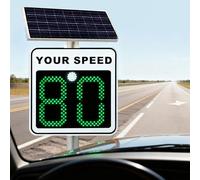 Panneau solaire d'affichage de la vitesse radar avec rétroaction LED pour une meilleure sécurité routière sur les autoroutes et les routes à vitesse limitée