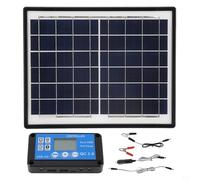 Panneau solaire de 20 W conçu pour camping-car, bateau et moto. Dispose de deux capacités de charge USB