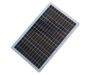 Panneau solaire de 50 W - 6 V avec pompe à eau et kit d'éclairage d'extérieur | Mini module solaire haute efficacité, tension de 3,7 V à 5,5 V, idéal pour projet
