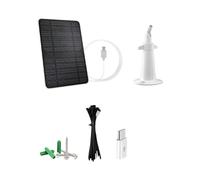 Panneau solaire de batterie 5 W pour appareil d'observation Solution d'énergie durable Design ABS Caméra de sécurité solaire