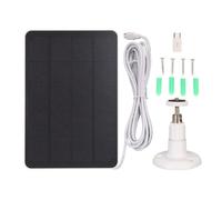 Panneau solaire de caméra, IP65, étanche, chargeur de caméra, 5 V, 4 W, haute efficacité pour Micro USB C