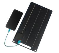 Panneau solaire de camping - Chargeur de téléphone USB USB de 13 pouces 100W pour la charge portable résistante à l'eau, banque d'énergie solaire avec conversion d'énergie rapide pour voyager RV de ra