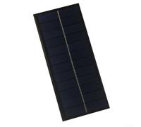 Panneau solaire de rechange pour lampes de jardin, 2. Module de chargeur double tension 12 V 6 V, résine époxy polysilicium résistant aux intempéries et compact pour extérieur (2,5 W6 V)
