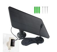 Panneau solaire de sonnette de porte Ring - Amplificateur de batterie monocristallin haute efficacité résistant aux intempéries, support de sécurité universel, coussin de tension durable | Panneau