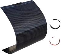 Panneau solaire, design flexible, haute efficacité, 200w 12v kit