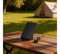Panneau solaire d'extérieur 4 W pour système Arlo Security - Chargeur haute efficacité pour Pro 4 Ultra 2 Pro 3-5 V rechargeable pour solution de batterie avec fil pour surveillance de jardin (noir)