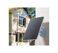 Panneau Solaire D'Extérieur de Type C, Chargeur de Cellules Solaires Haute Puissance, Panneaux Solaires pour Caméra de Sécurité/Petit Système