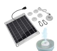 Panneau Solaire Eau Flottant - Humidificateur 20W Double Face Économie D'én
