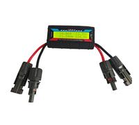 Panneau solaire électrique numérique 150A 200A 300A, écran LCD, analyseur de puissance, rétro-éclairage, Wattmètre RC, voltmètre réutilisable 200A blue