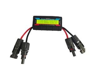 Panneau solaire électrique numérique 150A 200A 300A, écran LCD, analyseur de puissance, rétro-éclairage, Wattmètre RC, voltmètre réutilisable 300A blue