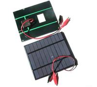 Panneau solaire en polysilicium 2,5 W 5 V pour alimentation portable en plein air, étanchéité IP65, verre trempé, conversion d'énergie efficace