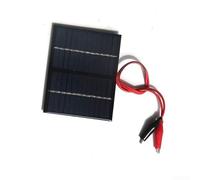 Panneau solaire en polysilicium efficace 1 5 W 12 V avec clip pour charger de petits appareils dans des environnements extérieurs 115 x 90 mm