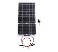 Panneau solaire en silicium monocristallin 30 W 18 V panneau de charge solaire léger semi-flexible à haut rendement pour la maison en plein air Camping RV bateau