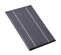 Panneau solaire en silicium polycristallin 4,2 W 18 V, panneau solaire à haute efficacité, panneau de charge solaire portable léger avec taux de conversion élevé, verre trempé fin