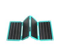 Panneau Solaire ETFE 28W Chargeur Solaire Pliable avec Port de Sortie USB DC Type-C Compatible avec téléphones Mobiles/Phone/Ordinateurs Portables 12Vbatteries