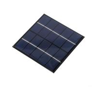 Panneau solaire extérieur 3 W 5 V en silicone polycristallin chargeur rapide portable pour appareils à faible puissance, lampes solaires et systèmes de bricolage