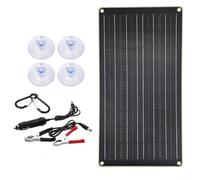 Panneau solaire extérieur 40 W 18 V avec double sortie USB pour téléphone portable chargeur de voiture, module monocristallin portable, banque d'alimentation solaire