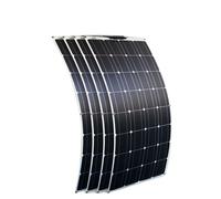 Panneau solaire flexible 100W, haute efficacité, design léger, panneau solaire 400w