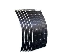 Panneau solaire flexible 100W, haute efficacité, design léger, panneau solaire 500w