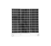 Panneau Solaire Flexible 7 W, Chargeur Rapide Portable avec Sortie USB pour Téléphone, Batterie Externe, Camping, Randonnée, Camping-Car