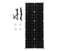 Panneau solaire flexible pour usage extérieur, en silicium monocristallin haute efficacité avec diode de blocage intégrée, format compact et