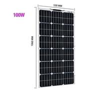 Panneau solaire flexible, sortie de puissance 100W, tension à vide, 198V 100W
