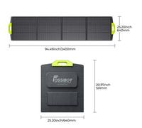Panneau Solaire - FOSSIBOT - SP200 - 200W - Pliable - Haute Efficacité - Résistant à l'Eau