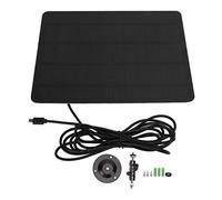 Panneau solaire Générateur d'énergie 10 W Panneau solaire portable léger à haute efficacité pour la caméra de sécurité Utiliser RV Home Abs Metal Monocristallin Pet
