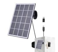 Panneau solaire - Kit de chargeur solaire extérieur de 10 W pour caméra | Support de montage réglable, connecteur d'alimentation de secours pour dispositif de avec batterie rechargeable