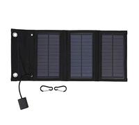 Panneau Solaire Lvifloae PACLE Pliable Panneau Solaire photovoltaïque 15W Charger Portable Chargeur de randonnée randonnée Mobile Power for Outdoor Camping Camping Monocristallin