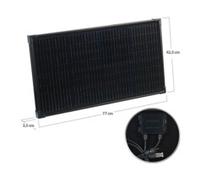 Panneau solaire mobile 60 W avec cellules solaires monocristallines - noir Revolt