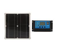 Panneau Solaire Mono du Chargeur 12W, Rendement élevé Réglable de Rendement élevé d'affichage de Statut de Résistance de Surcharge de Kit de Panneau Solaire de Rv pour la Remorque (10A)