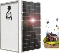 Panneau solaire mono rigide, sortie de puissance 400 W, construction durable en verre trempé, 240W 2 pièces 120W