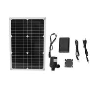 Panneau solaire monocristallin 20 W 18 V chargeur solaire portable haute efficacité avec boîtier de batterie pompe à eau pour camping-car en plein air bateau lampadaire solaire