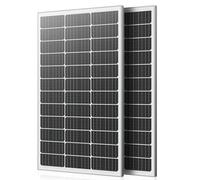 Panneau solaire monocristallin 240W avec cadre en aluminium haute efficacité, technologie SMBB, module photovoltaïque pour batteries, bateaux, mobil-homes, abris de jardin, maisons (120 W x 2)