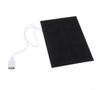 Panneau solaire monocristallin 3 W 5 V pour jardin et extérieur avec revêtement ETFE, taille compacte 116 x 170 mm pour une charge efficace des batteries de 3,7 V-5 V