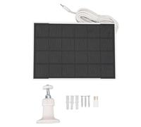 Panneau Solaire Monocristallin 3W Portable, Étanche, Batterie 4000mAh, Port USB Type C - Haute Efficacité, Résistant Aux Intempéries, Idéal Pour Extérieur Et Caméras De