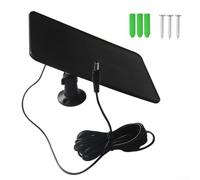 Panneau solaire monocristallin 5 V 6 W pour sonnette vidéo et caméra de sécurité avec tension en circuit ouvert 6,2 V (noir)