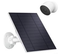 Panneau solaire monocristallin 5 W pour caméra de sécurité IP66 étanche avec câble d'extension magnétique de 4 m