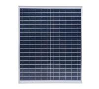 Panneau solaire monocristallin, chargeur solaire portable avec cadre en aluminium, panneau solaire haute efficacité et résistant à l’eau pour camping-car, voiture, bateau, moto et (20W)