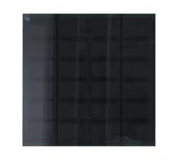 Panneau solaire monocristallin extérieur 10 W 6 V Charge rapide haute efficacité Résistant aux intempéries Design compact facile à installer Noir 165 x 165 x 2 mm pour signalisation solaire capteurs