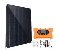 Panneau solaire monocristallin léger de 30 W avec contrôleur de charge rapide pour une utilisation en extérieur (orange)