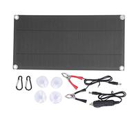 Panneau solaire monocristallin - Module photovoltaïque flexible 10 W 18 V pour chargement de batterie 12 V - Panneau solaire portable en silicium monocristallin pour applications