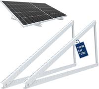 Panneau solaire NuaSol Support pour toit plat Systèmes de montage solaire & PV Panneau PV Montage sur balcon Centrale électrique jusqu'à 118 cm Angle d'inclinaison réglable 0-90