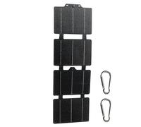 Panneau solaire | Panneau solaire pliable de camping 30 W | Chargeur léger pour téléphones et tablettes à haute efficacité pour la randonnée et les activités de plein air